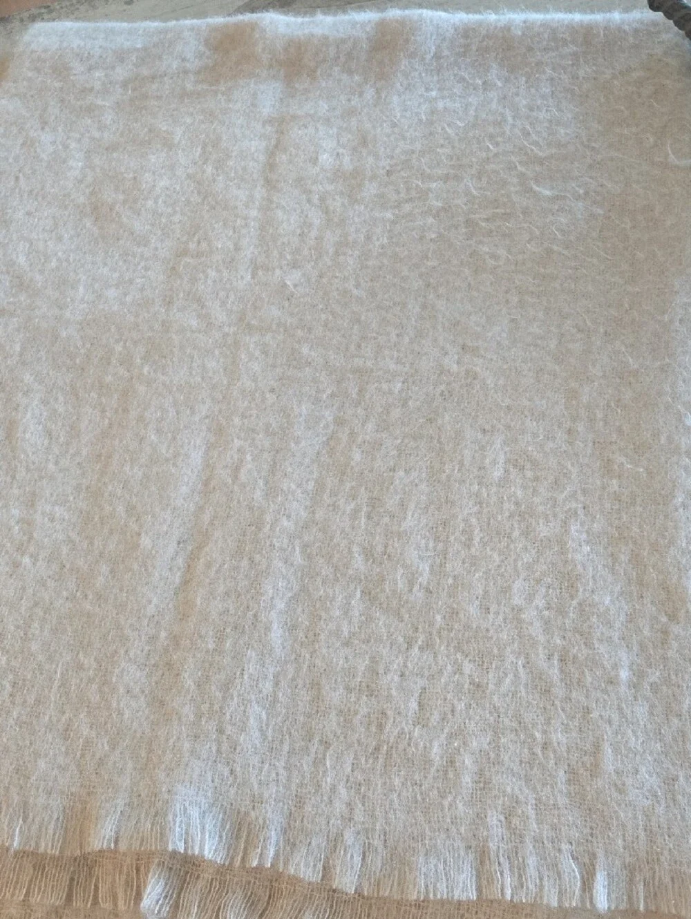 Yves Delorme 100% Mohair Throw